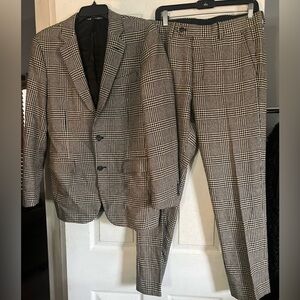 Todd Snyder Classic Houndstooth Checkered Men's Suit Sz 38 Reg